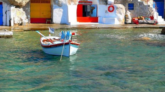 Milos adası Klima köyü